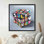 Impression sur toile Urban Graffiti Rubik's Urban, art abstrait moderne, 1P
