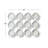 Solid Wood Circle Wall Mirror