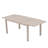 83" Outdoor Aluminum Extended Table