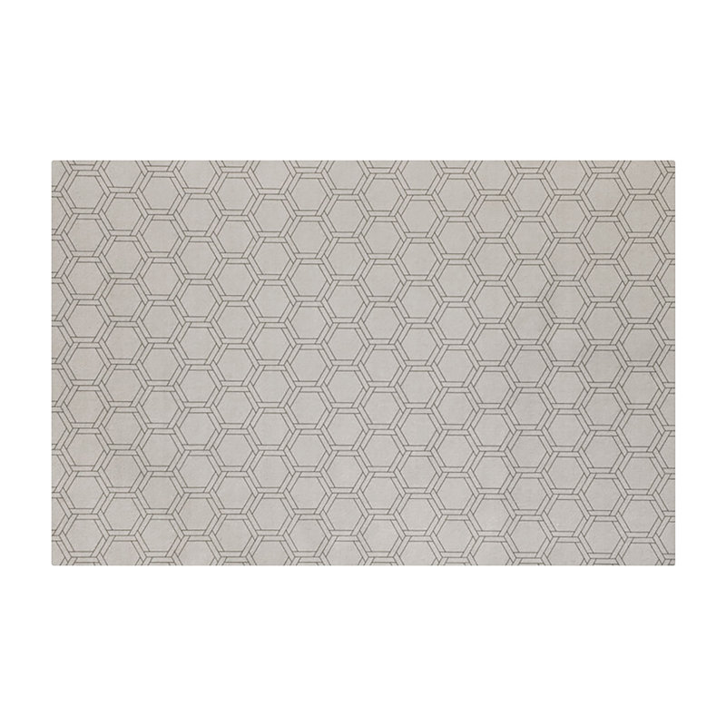 Un-Rug Honeycomb Low Profile Kitchen Mat, Rectangle 1'11" x 2'11", Gray