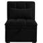 Lit escamotable avec velours noir réglable, lit compact en velours moderne, espace de détente et espace-112613634