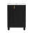 24" Bathroom Solid Wood Frame Vanity With Single Sink And Side Open Shelves-114299959