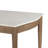 Becky Lison Dining Table-White Marble
