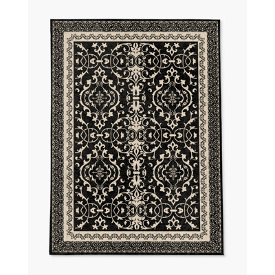Tapis de chaise rectangulaire à poils courts Rao