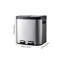 Stainless Steel 20-30 Litre Step-On Tresh Can-111097441-111097438