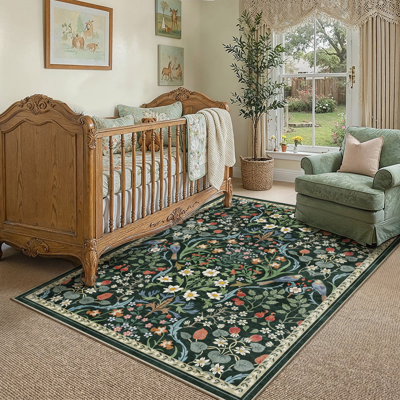 Tapis Colson, Vert, Rectangulaire 3 pi x 5 pi