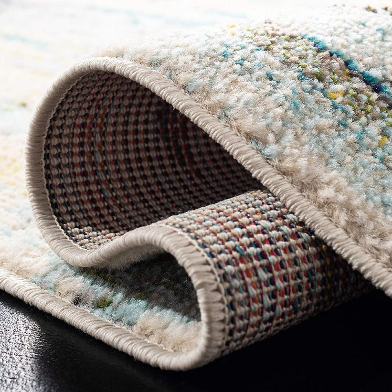 Tapis beige Riccio, Tapis de couloir 2 pi 3 po x 8 pi