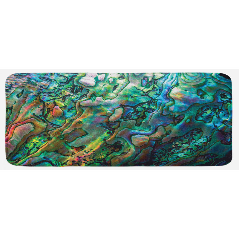 Coastal Synthetic Kitchen Mat