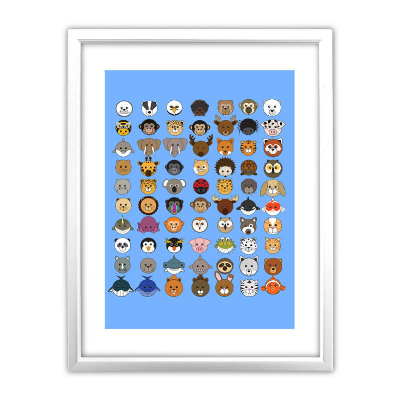 Single Picture Frame Print, White