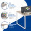 Poste de travail modulaire pour 2 personnes avec prises Okeysen