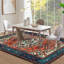 Washable Rugs Living Room Area Rugs Vintage Boho 160X230cm