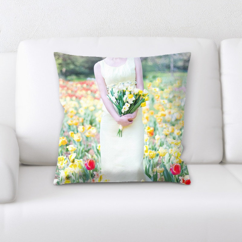 Coussin décoratif field of tulipes