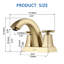 Robinet de salle de bain avec ensemble de drain Centreset-90613985