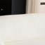 Boucle blanche à 3 places de 83 pouces pour les salons, les chambres à coucher, les bureaux d'appoint avec un design ondulé doux et durable