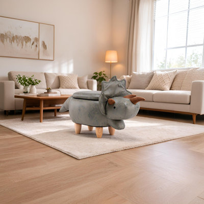 Vegan Leather Footstool