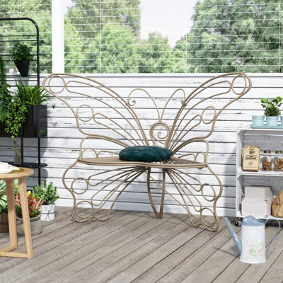 Borgus Metal Outdoor Lounge Chair