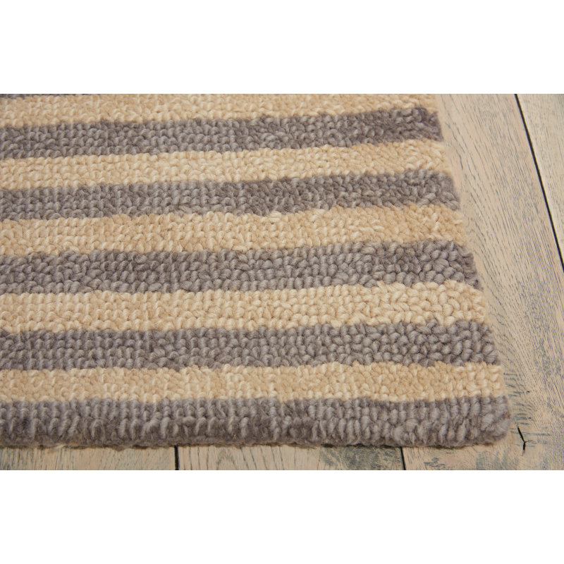 Tundra Wool Striped Area Rug, Runner 2'3" x 7'6"