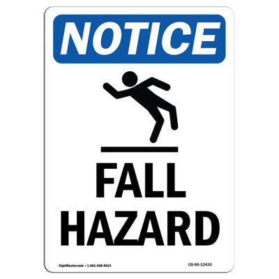 Fall Hazard Sign