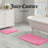 Juicy Couture Gothic Initials Memory Foam Bath Mat Set