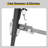 Campfire tripod grill,adjustable height bbq grill grate with fire bowl,heavy duty black outdoor fire pit cooking stand for camping,backyard bbq & picnic