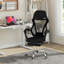 Chaise de bureau ergonomique en filet avec repose-pieds Inbox