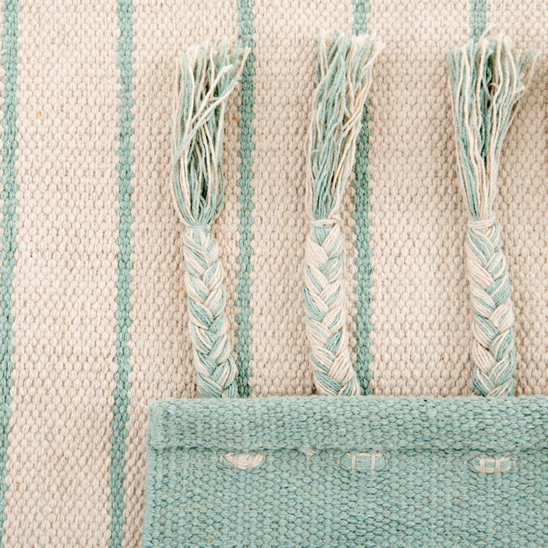 Yellville Cotton Striped Indoor Rug, Rectangle 2' x 3'1"