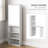 Convertible Desk with Whiteboard & Shelf Multi-Function Table, White-214148701