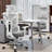 Comfy Breathable Ergonomic Task Chair with Headrest-1261404757-1335067269