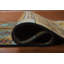 Tapis de couloir indien en laine à motif géométrique 4 x 10