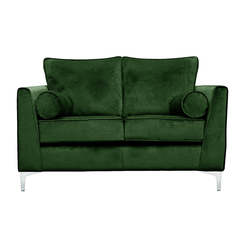 Giancarlo 2 Seater Velvet Sofa, Emerald Green