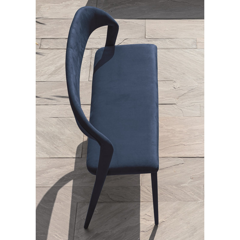 Denver Microfiber / Microsuede Upholstered Bench, H85 x W142 x D58cm, Blue