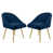 Velours bleu marine est en rupture de stock