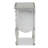 Michyla Leonie Modern Transitional French Brushed Wood and Mirrored Glass 2-Drawer End Table