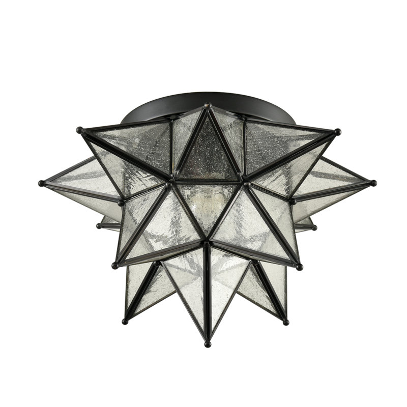 Plafonnier encastré 1 lumière, H 10,24 po x l 15,2 po x P 15,2 po