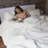 Banana Leafy Plush - Coma Inducer Oversized Comforter Set - Cream-108214262