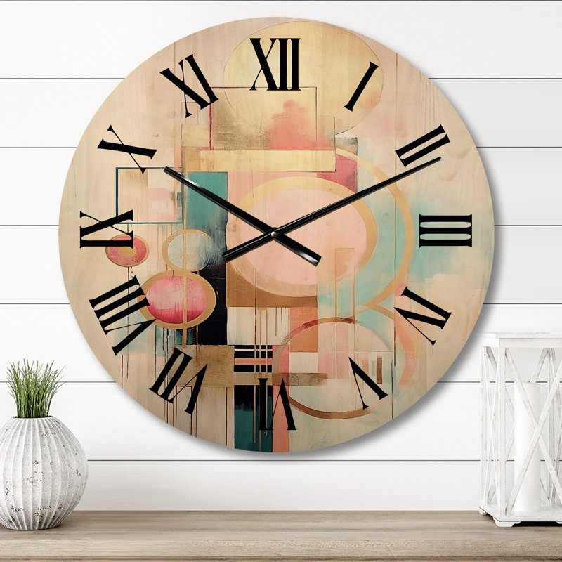 Horloge murale pastel Grace, Moyenne