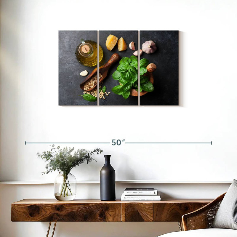 Yarlin Making Pesto, 20" H x 33" W