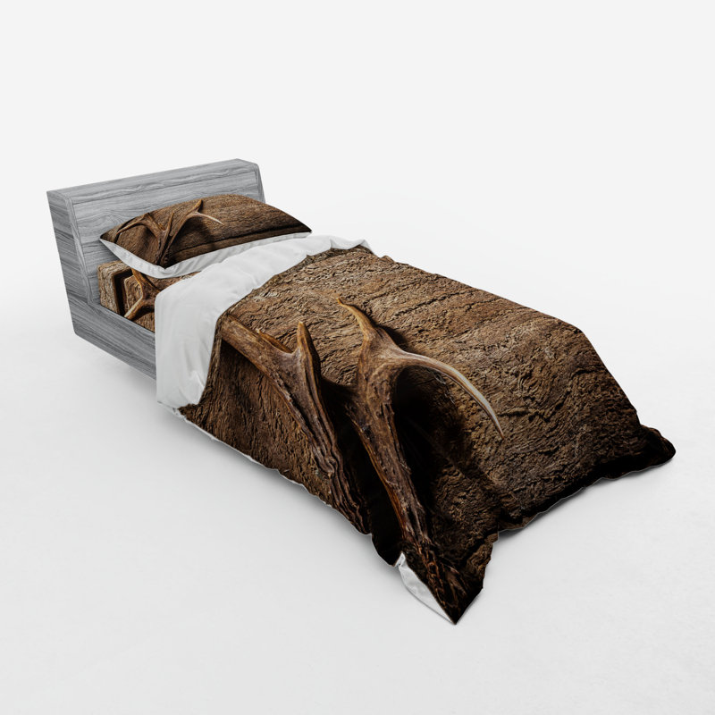 Rustic Polyester Duvet Cover, Twin Duvet Cover + 2 Additional Pieces