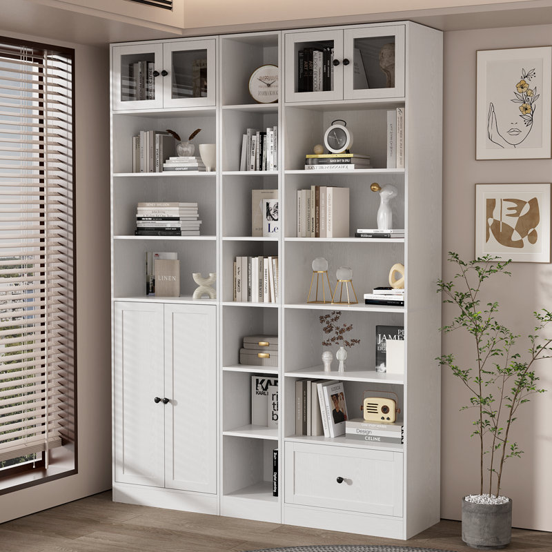 85.8'' H X 59.6'' W Kitchen Pantry With Bookcases