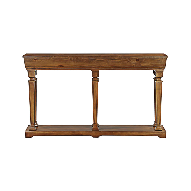Console avec tablette inférieure, 35" H x 72" W x 12" D