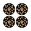 Sous-verres ronds en cuir vegan-119015080