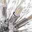 Modern 9-Light Firework Sunburst Sputnik Chandelier