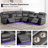 Ronae 100" W Upholstered Reclining Sectional -1840269122