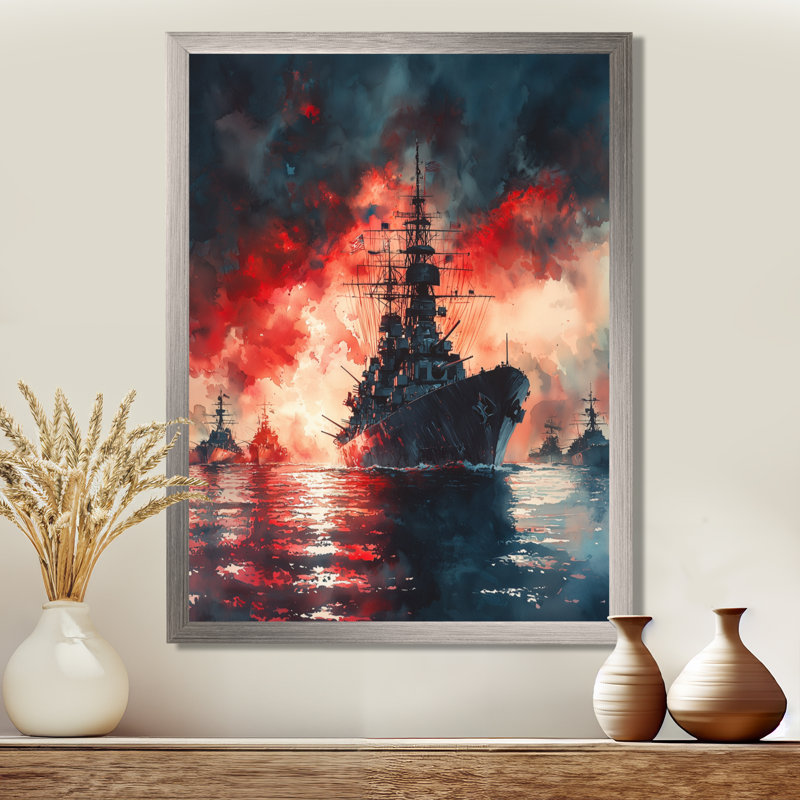 Alondria - paysages, reproduction d'art sur toile, H 20 po x l 12 po, Reproduction encadrée d'une seule photo, Argent argent