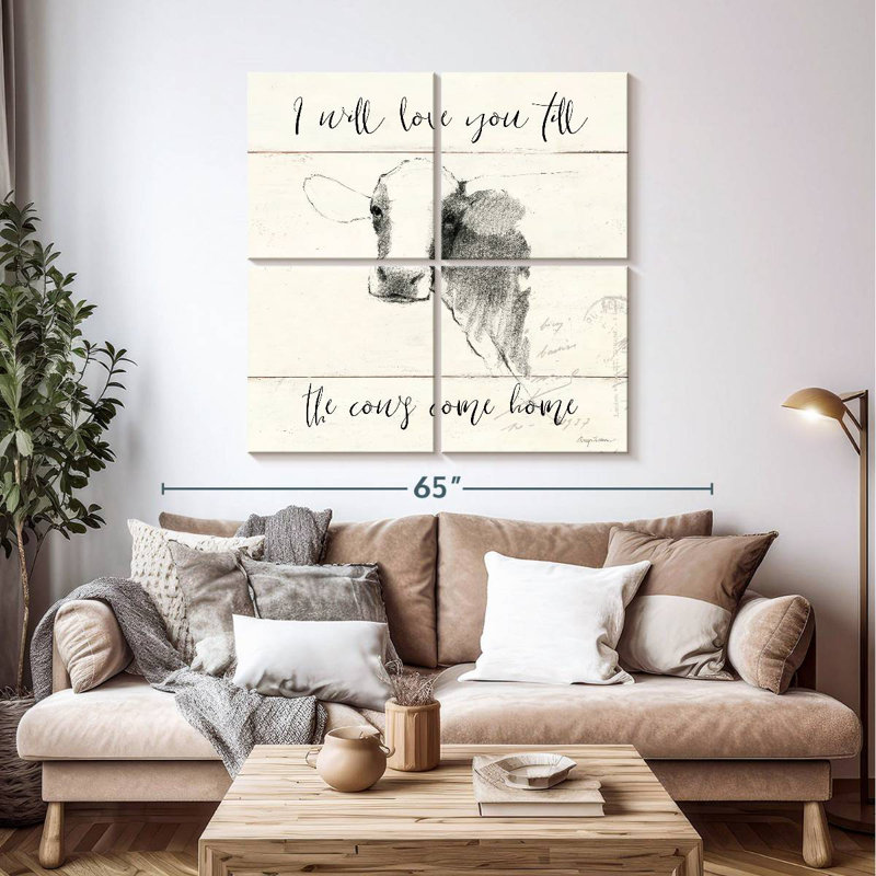 «Brampt Life At Home II Shiplap», H 45 po x l 45 po