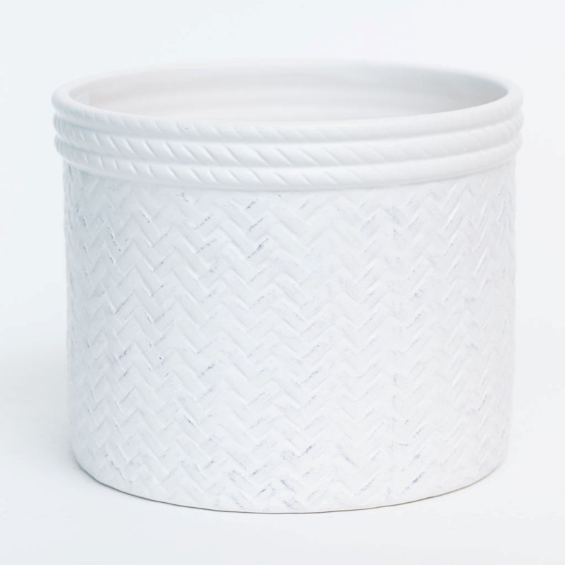 Carytown Ceramic Pot Planter, 5.7" H x 6.7" W x 6.7" D