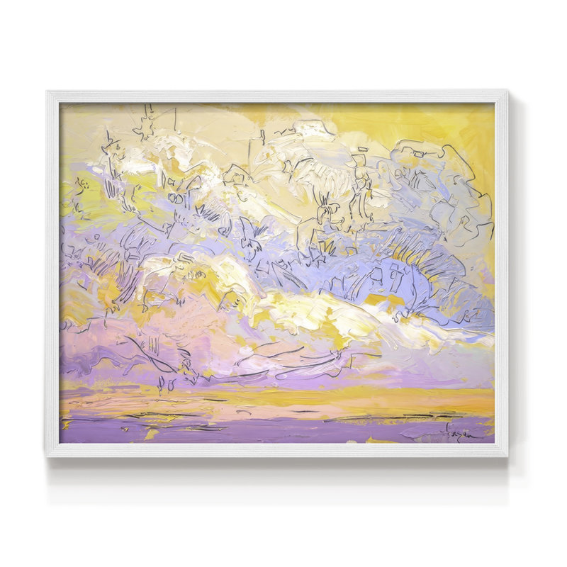 «Dreaming of You», reproduction encadrée, H 8 po x l 10 po, Blanc