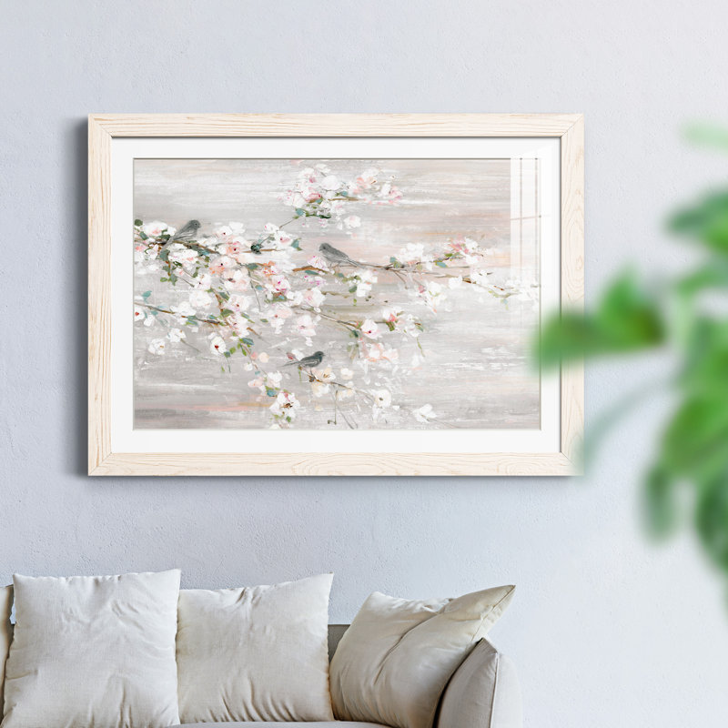 Magical Morning - peinture encadrée, H 31,5 po x l 23,5 po x P 1,5 po, Cadre blanc