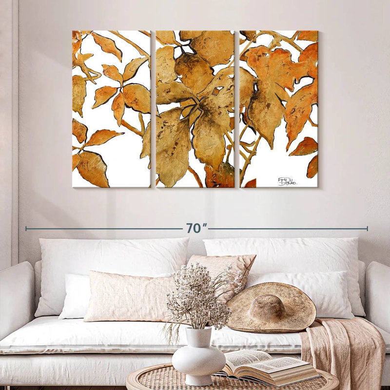 Gold Shadows II, 32" H x 50" W