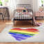 Tapis intérieur / extérieur gris Altoona Pride Brushstroke